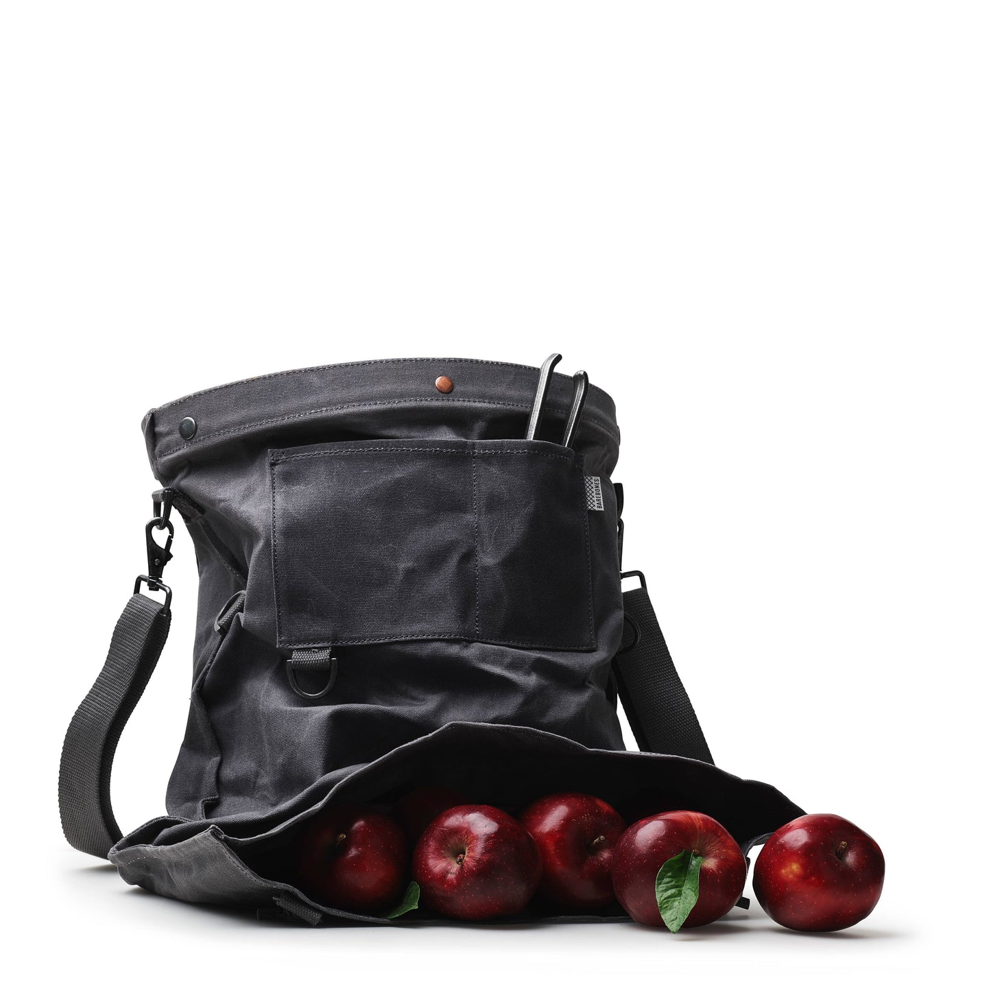 Harvesting & Gathering Bag- Waxed Canvas: Dark Khaki